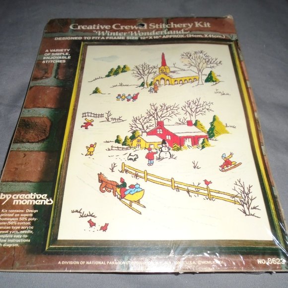 Creative Crew Stitchery Kit "Winter Wonderland" - Picture 3 of 6